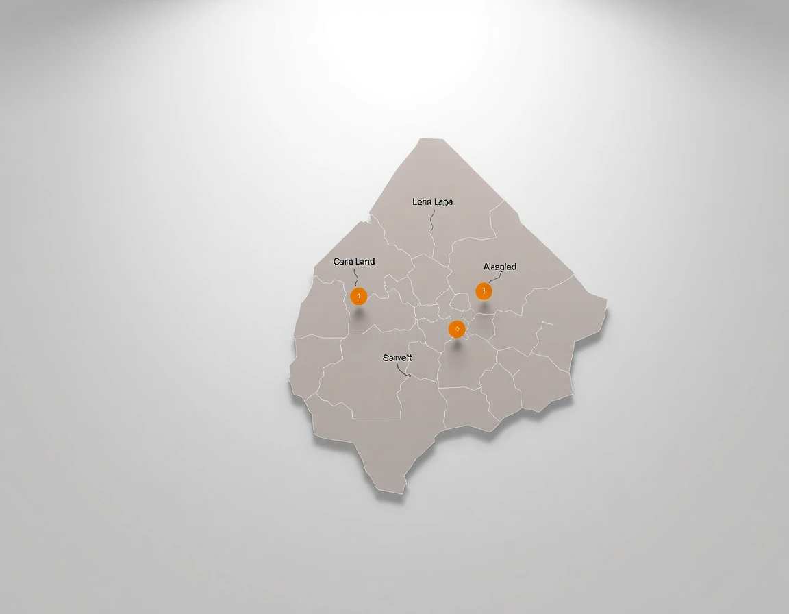 Paralegal Service Areas Map